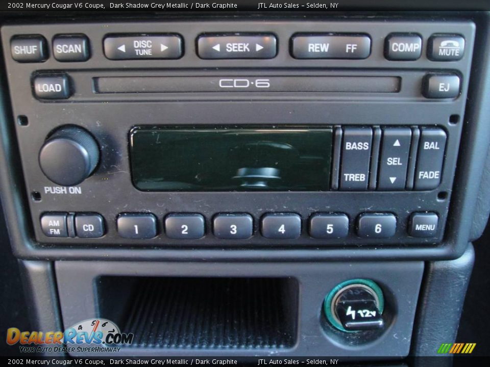2002 Mercury Cougar V6 Coupe Dark Shadow Grey Metallic / Dark Graphite Photo #15