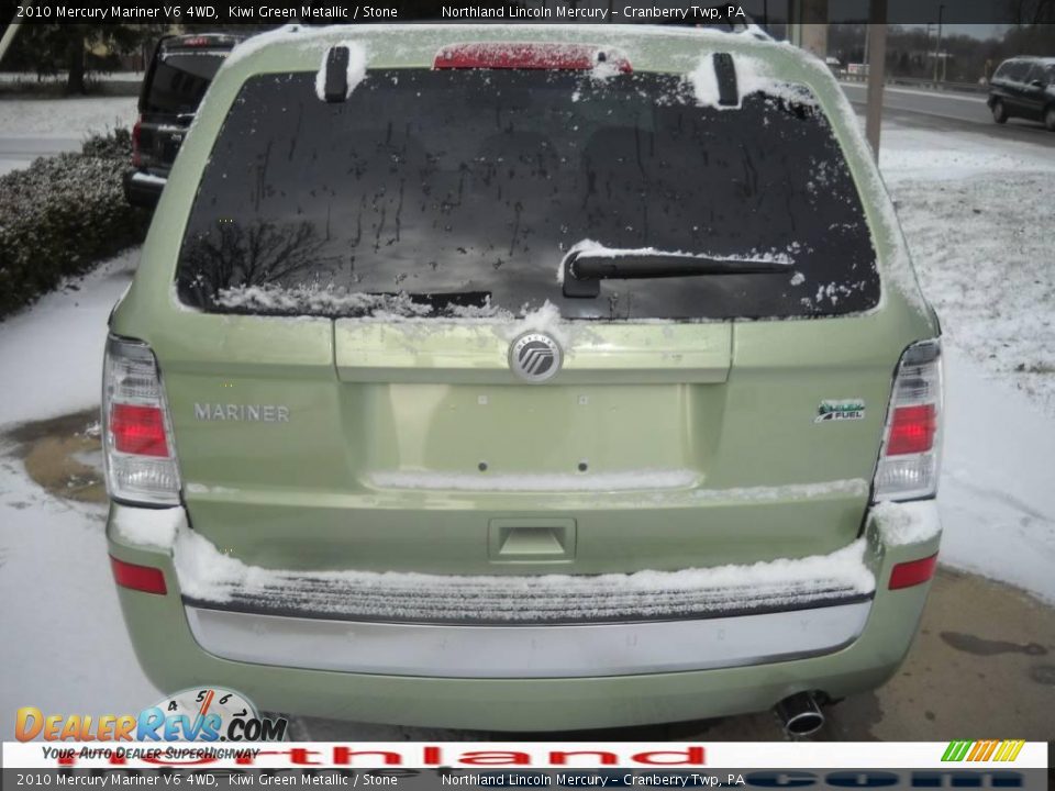 2010 Mercury Mariner V6 4WD Kiwi Green Metallic / Stone Photo #3