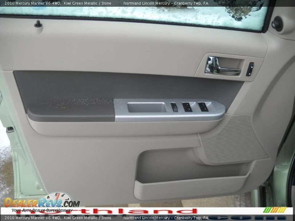 2010 Mercury Mariner V6 4WD Kiwi Green Metallic / Stone Photo #6