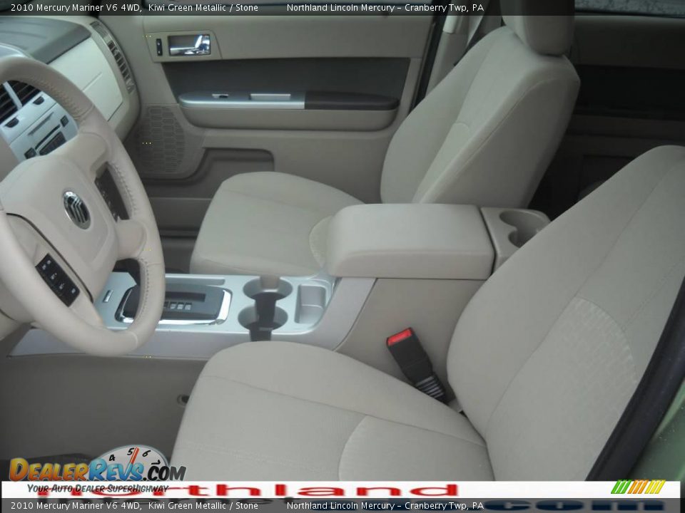 2010 Mercury Mariner V6 4WD Kiwi Green Metallic / Stone Photo #8