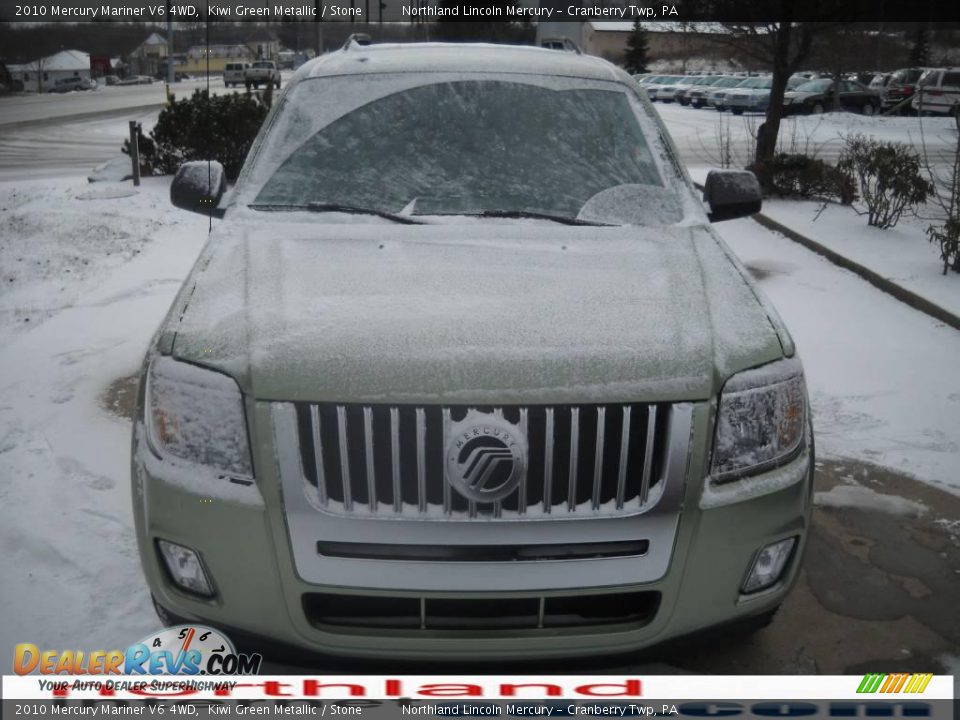 2010 Mercury Mariner V6 4WD Kiwi Green Metallic / Stone Photo #13