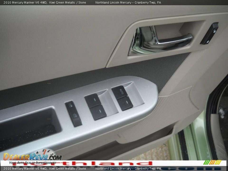 2010 Mercury Mariner V6 4WD Kiwi Green Metallic / Stone Photo #15