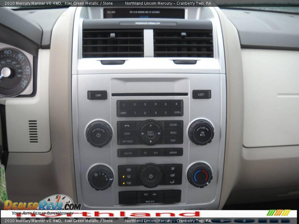 2010 Mercury Mariner V6 4WD Kiwi Green Metallic / Stone Photo #16