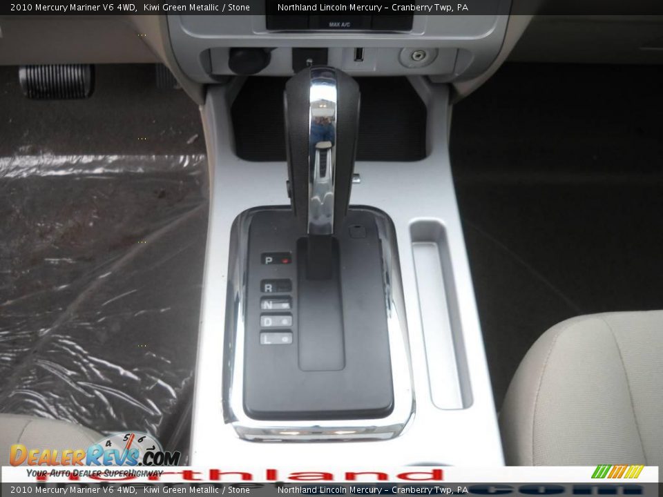 2010 Mercury Mariner V6 4WD Kiwi Green Metallic / Stone Photo #18