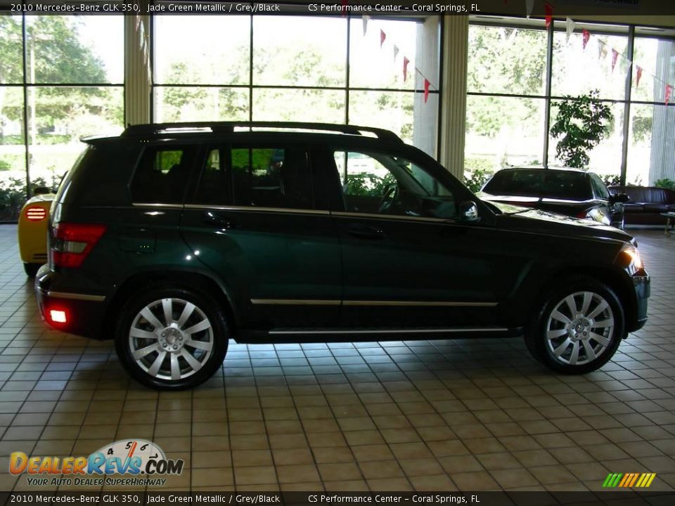 2010 Mercedes-Benz GLK 350 Jade Green Metallic / Grey/Black Photo #4