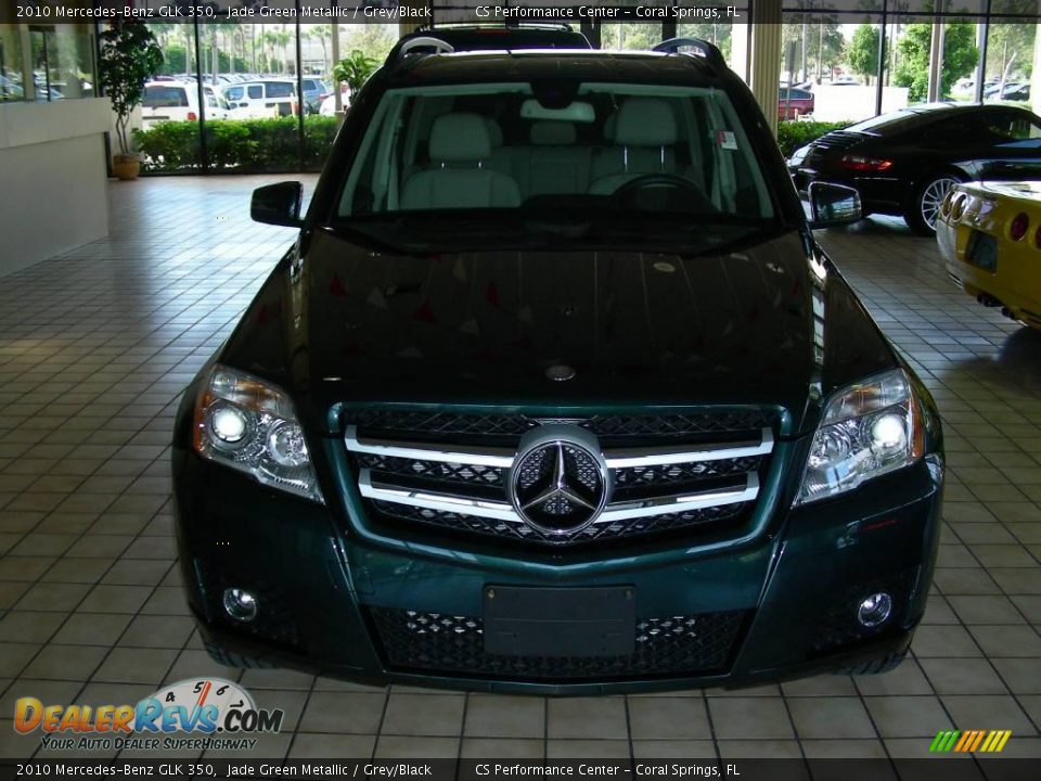 2010 Mercedes-Benz GLK 350 Jade Green Metallic / Grey/Black Photo #5