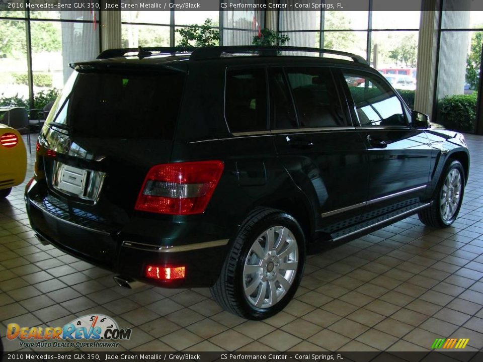 2010 Mercedes-Benz GLK 350 Jade Green Metallic / Grey/Black Photo #6