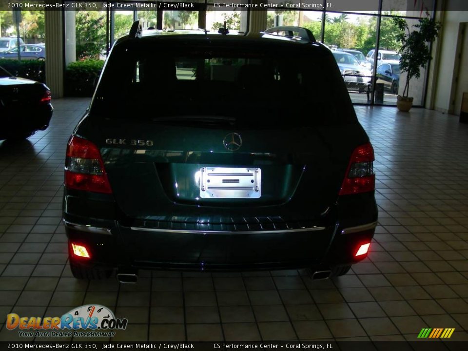 2010 Mercedes-Benz GLK 350 Jade Green Metallic / Grey/Black Photo #8