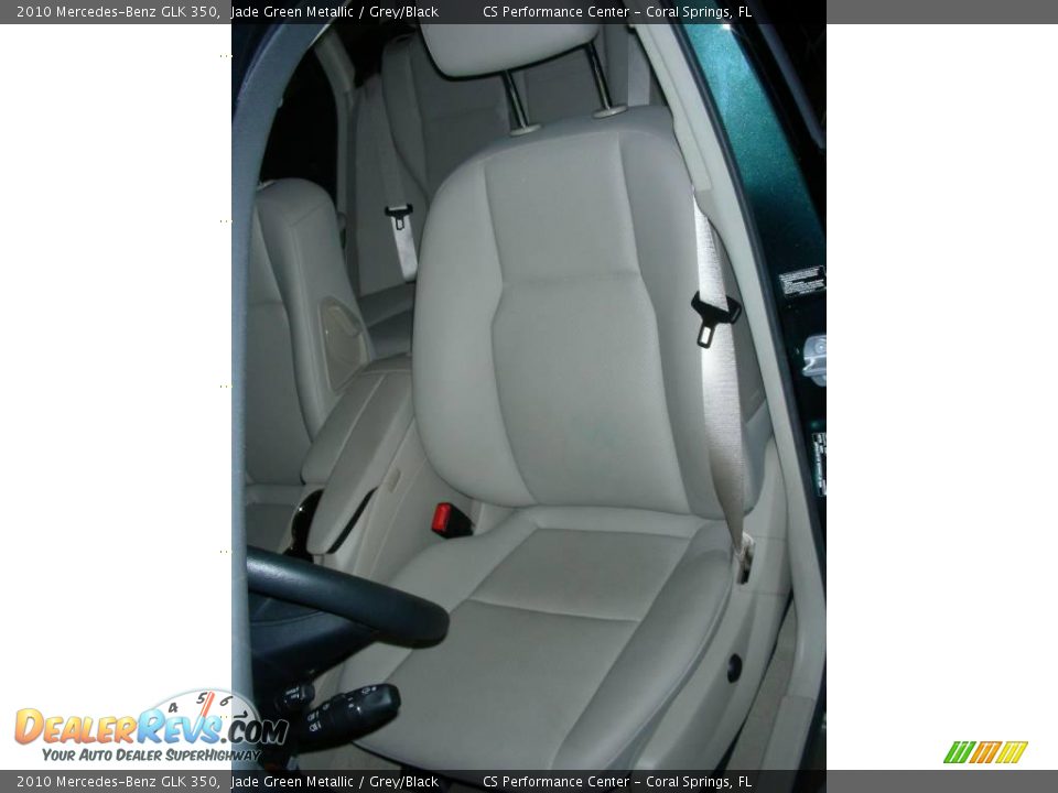 2010 Mercedes-Benz GLK 350 Jade Green Metallic / Grey/Black Photo #11