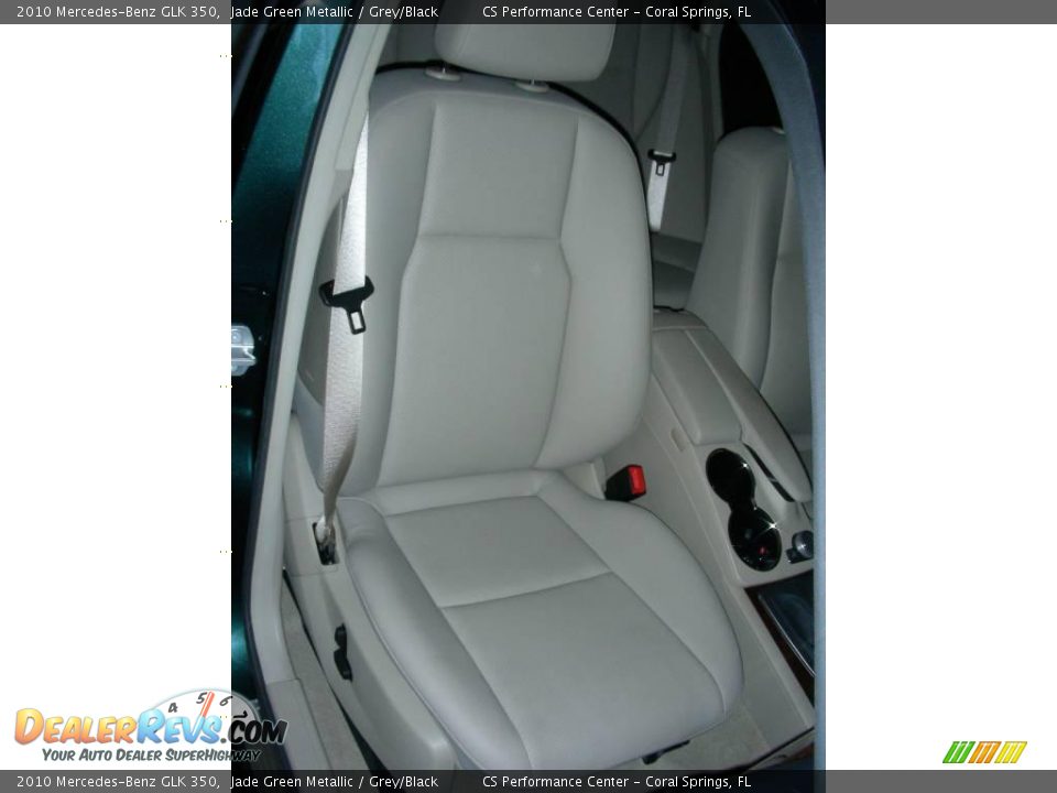 2010 Mercedes-Benz GLK 350 Jade Green Metallic / Grey/Black Photo #13