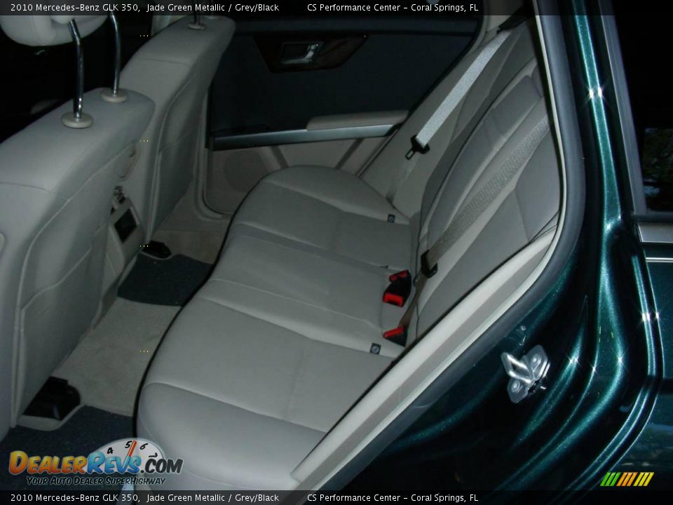 2010 Mercedes-Benz GLK 350 Jade Green Metallic / Grey/Black Photo #14