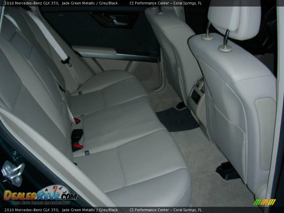 2010 Mercedes-Benz GLK 350 Jade Green Metallic / Grey/Black Photo #15