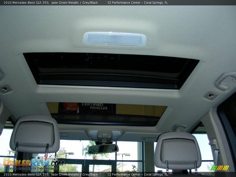 2010 Mercedes-Benz GLK 350 Jade Green Metallic / Grey/Black Photo #22
