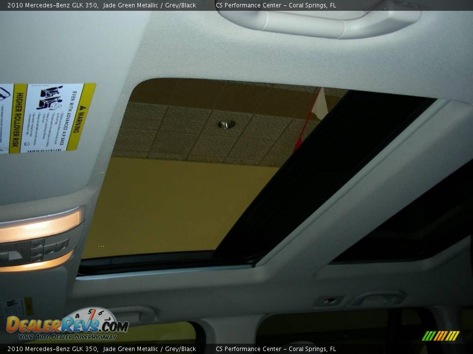 2010 Mercedes-Benz GLK 350 Jade Green Metallic / Grey/Black Photo #23