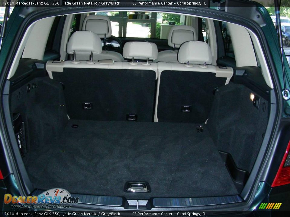 2010 Mercedes-Benz GLK 350 Jade Green Metallic / Grey/Black Photo #24