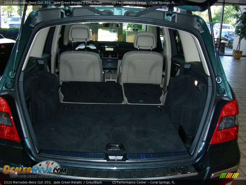 2010 Mercedes-Benz GLK 350 Jade Green Metallic / Grey/Black Photo #26