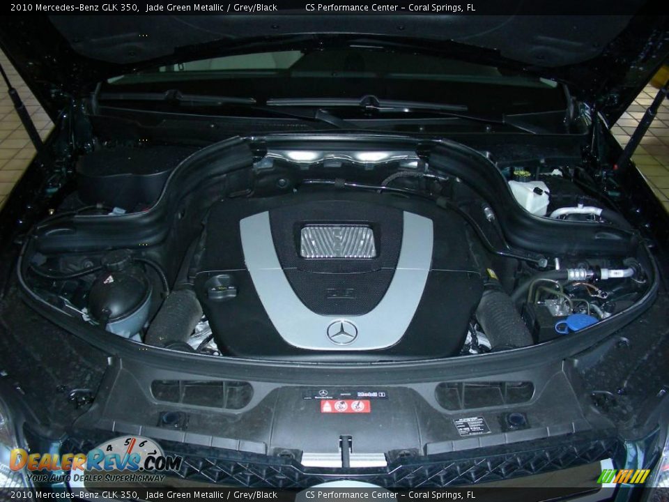 2010 Mercedes-Benz GLK 350 Jade Green Metallic / Grey/Black Photo #29
