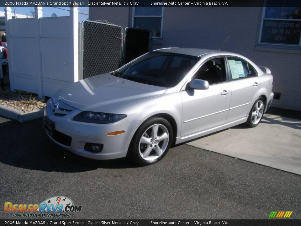 2006 Mazda MAZDA6 s Grand Sport Sedan Glacier Silver Metallic / Gray Photo #2