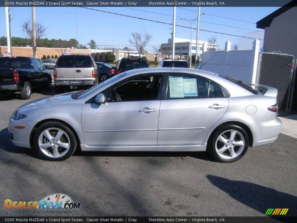 2006 Mazda MAZDA6 s Grand Sport Sedan Glacier Silver Metallic / Gray Photo #3