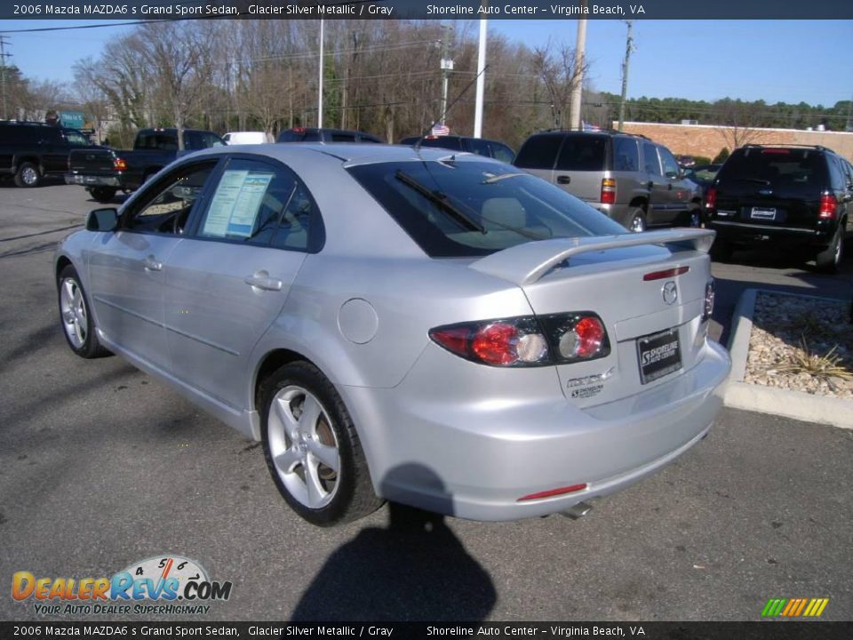 2006 Mazda MAZDA6 s Grand Sport Sedan Glacier Silver Metallic / Gray Photo #4