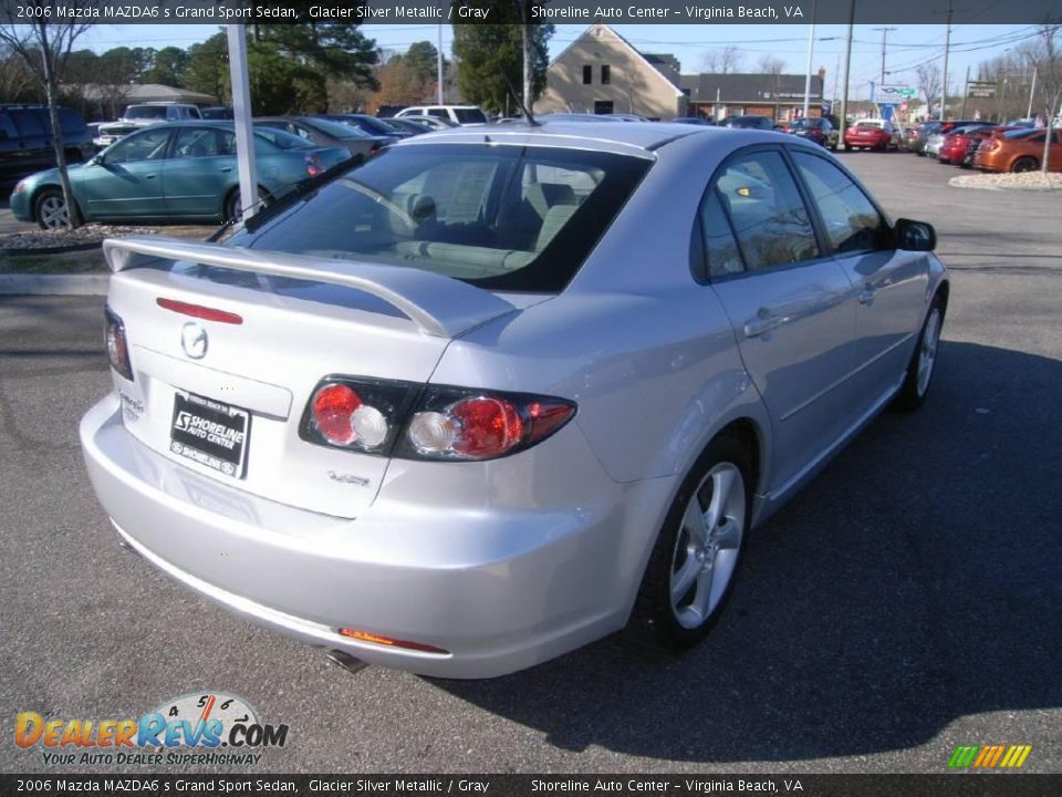 2006 Mazda MAZDA6 s Grand Sport Sedan Glacier Silver Metallic / Gray Photo #6