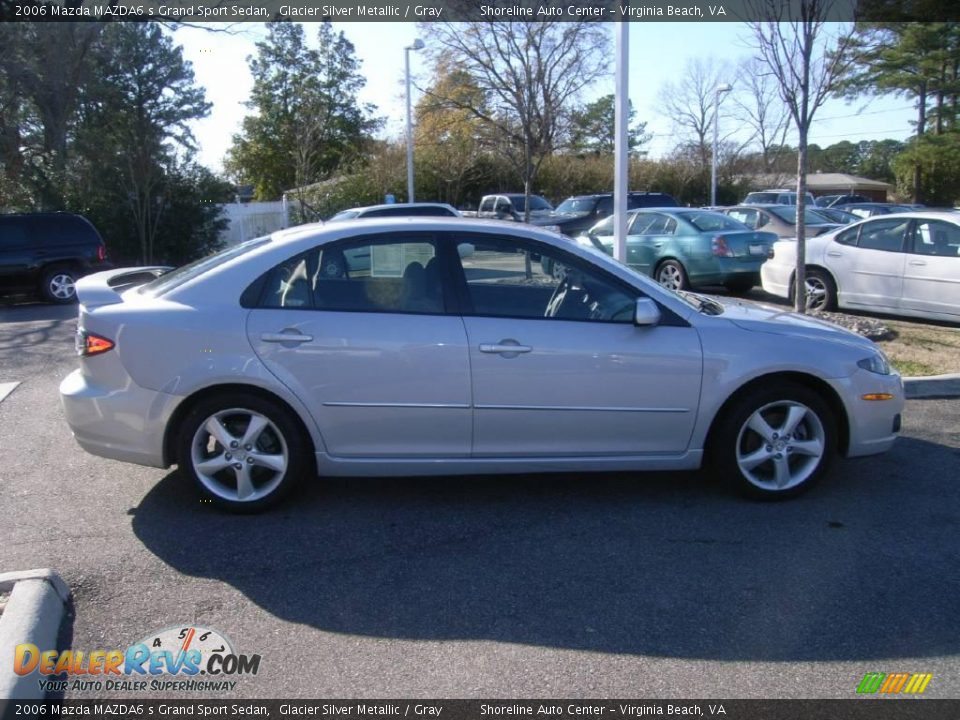 2006 Mazda MAZDA6 s Grand Sport Sedan Glacier Silver Metallic / Gray Photo #7