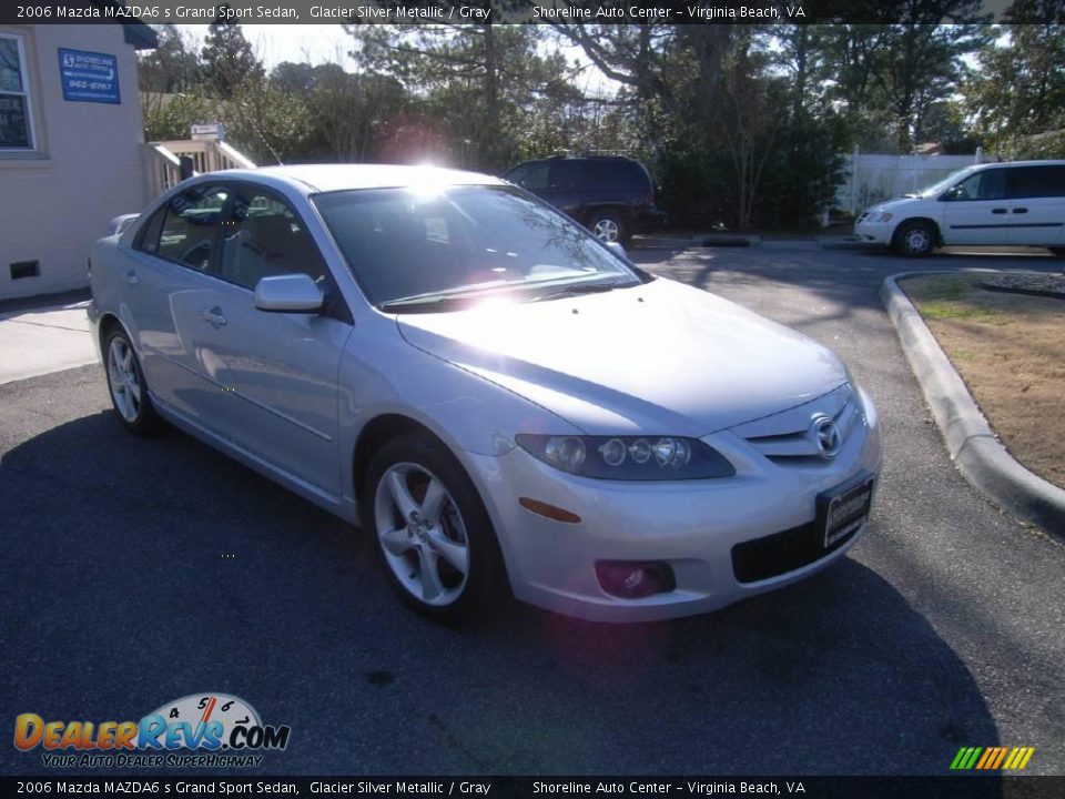 2006 Mazda MAZDA6 s Grand Sport Sedan Glacier Silver Metallic / Gray Photo #8