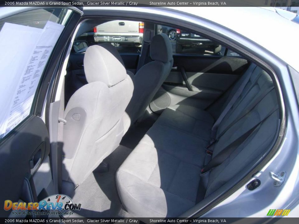 2006 Mazda MAZDA6 s Grand Sport Sedan Glacier Silver Metallic / Gray Photo #9