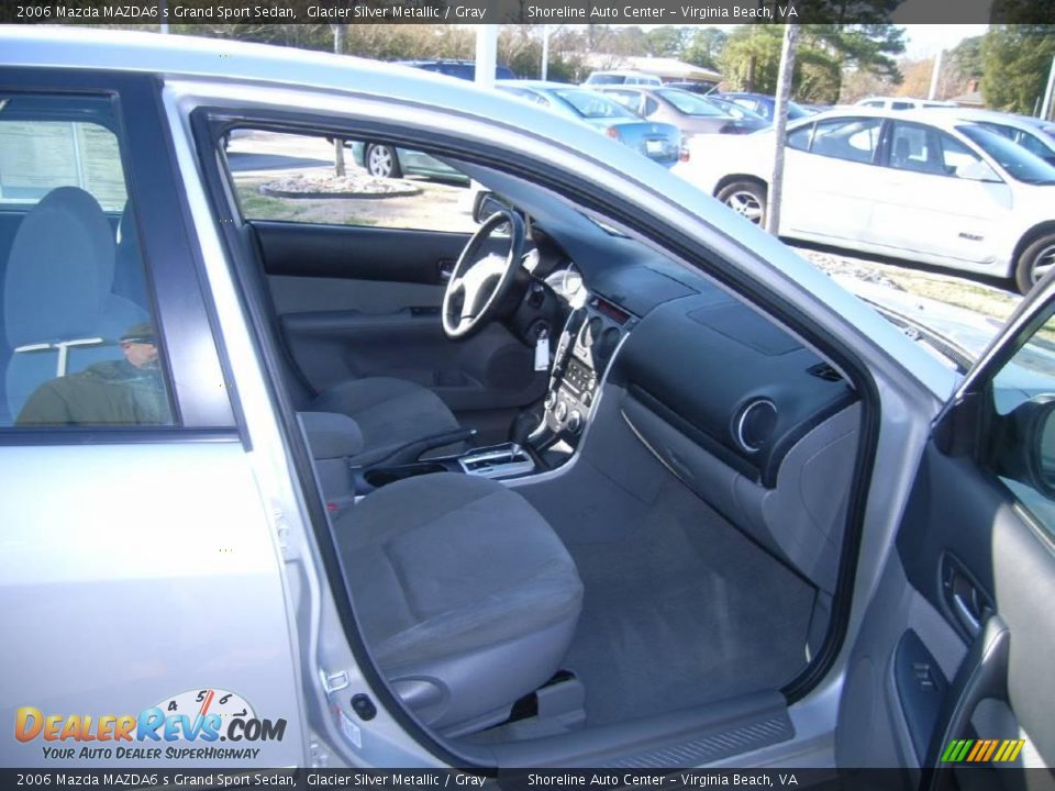 2006 Mazda MAZDA6 s Grand Sport Sedan Glacier Silver Metallic / Gray Photo #11
