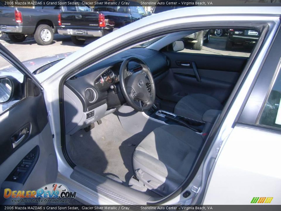 2006 Mazda MAZDA6 s Grand Sport Sedan Glacier Silver Metallic / Gray Photo #12