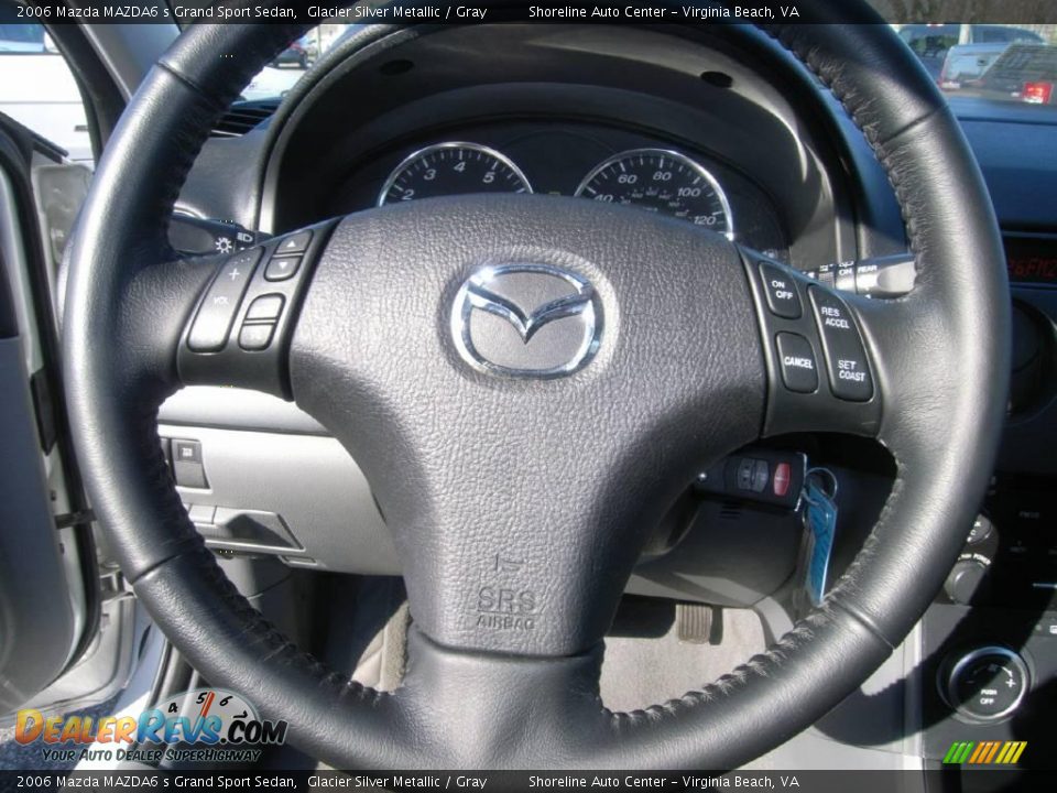 2006 Mazda MAZDA6 s Grand Sport Sedan Glacier Silver Metallic / Gray Photo #17