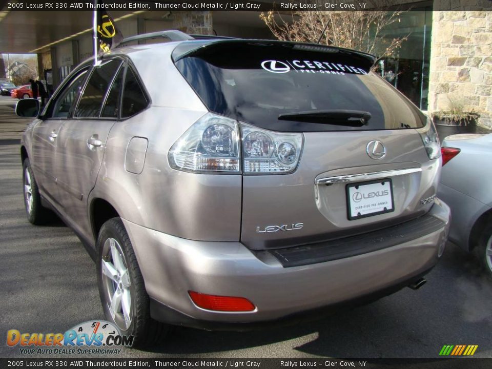 2005 Lexus RX 330 AWD Thundercloud Edition Thunder Cloud Metallic / Light Gray Photo #4