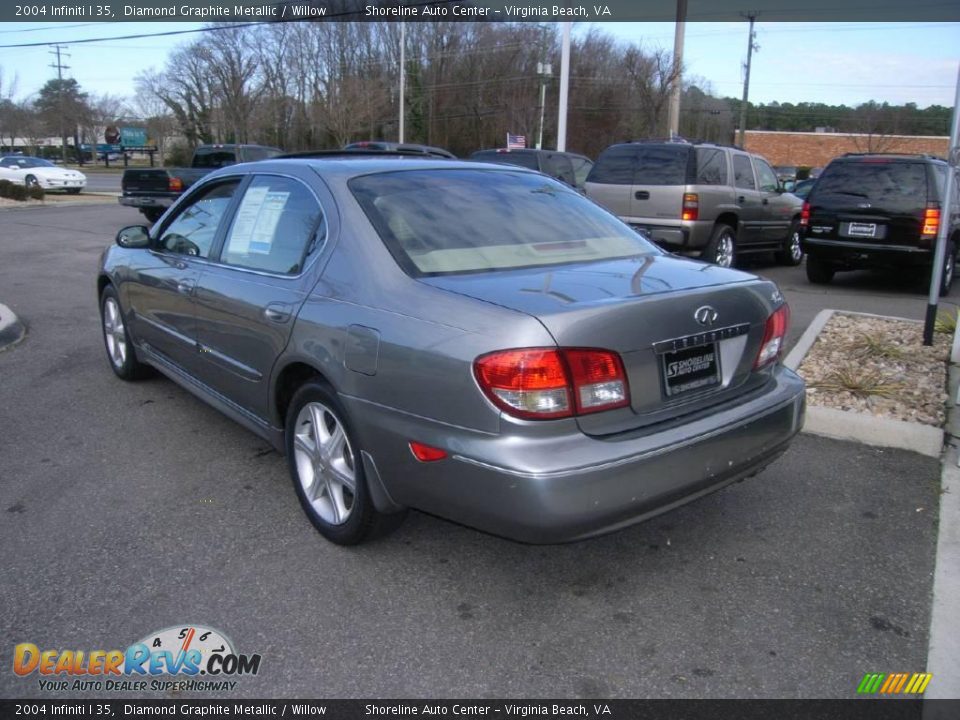 2004 Infiniti I 35 Diamond Graphite Metallic / Willow Photo #4