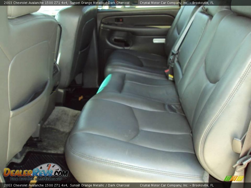 2003 Chevrolet Avalanche 1500 Z71 4x4 Sunset Orange Metallic / Dark Charcoal Photo #5