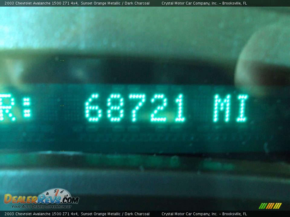 2003 Chevrolet Avalanche 1500 Z71 4x4 Sunset Orange Metallic / Dark Charcoal Photo #18