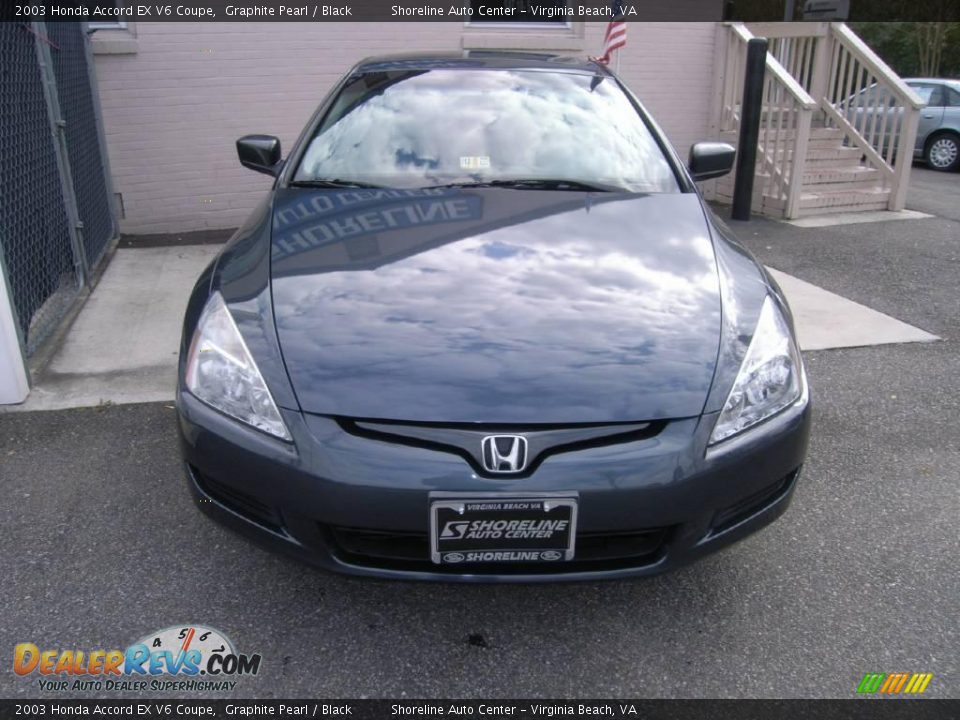 2003 Honda Accord EX V6 Coupe Graphite Pearl / Black Photo #1