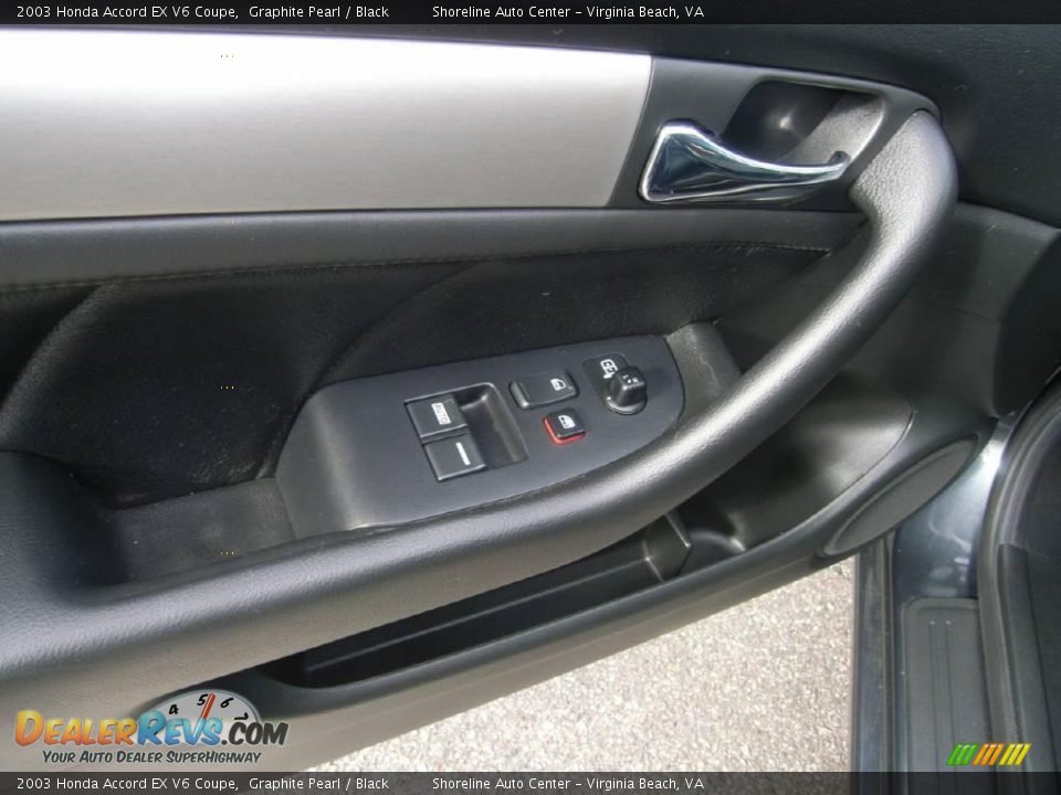 2003 Honda Accord EX V6 Coupe Graphite Pearl / Black Photo #3