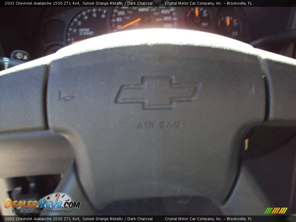 2003 Chevrolet Avalanche 1500 Z71 4x4 Sunset Orange Metallic / Dark Charcoal Photo #21