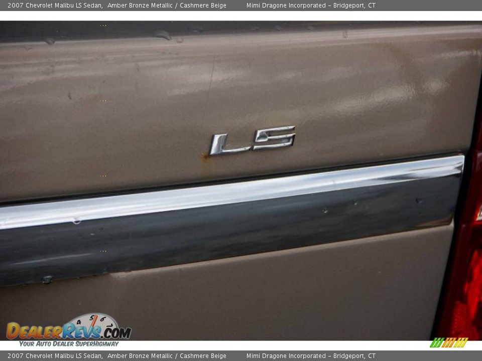 2007 Chevrolet Malibu LS Sedan Amber Bronze Metallic / Cashmere Beige Photo #6