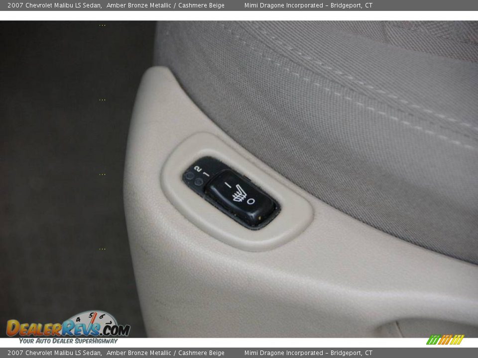 2007 Chevrolet Malibu LS Sedan Amber Bronze Metallic / Cashmere Beige Photo #11
