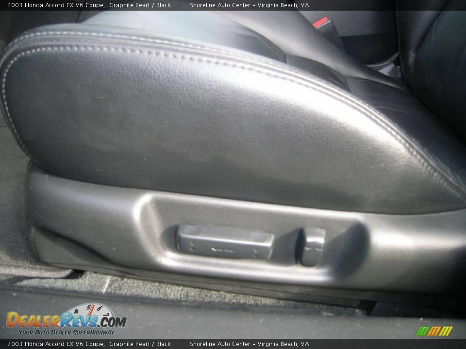 2003 Honda Accord EX V6 Coupe Graphite Pearl / Black Photo #18