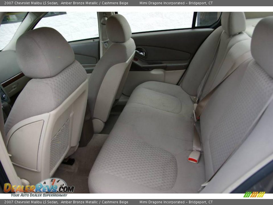 2007 Chevrolet Malibu LS Sedan Amber Bronze Metallic / Cashmere Beige Photo #13