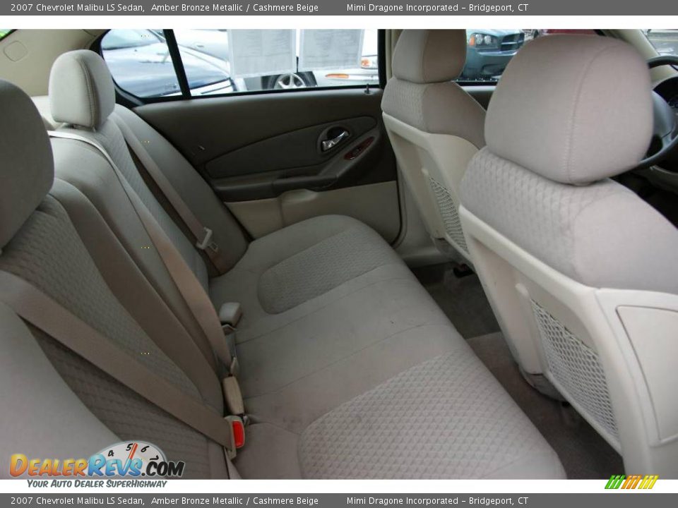 2007 Chevrolet Malibu LS Sedan Amber Bronze Metallic / Cashmere Beige Photo #15
