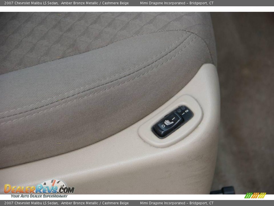 2007 Chevrolet Malibu LS Sedan Amber Bronze Metallic / Cashmere Beige Photo #20