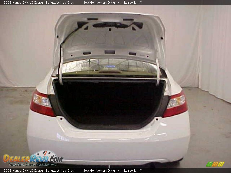 2008 Honda Civic LX Coupe Taffeta White / Gray Photo #15