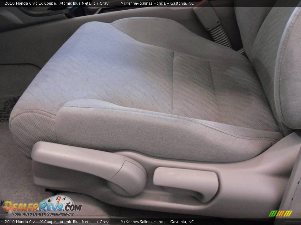 2010 Honda Civic LX Coupe Atomic Blue Metallic / Gray Photo #9