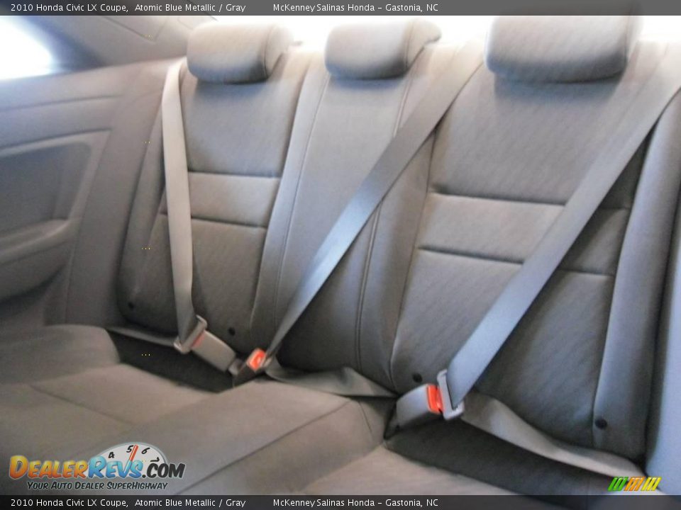 2010 Honda Civic LX Coupe Atomic Blue Metallic / Gray Photo #11