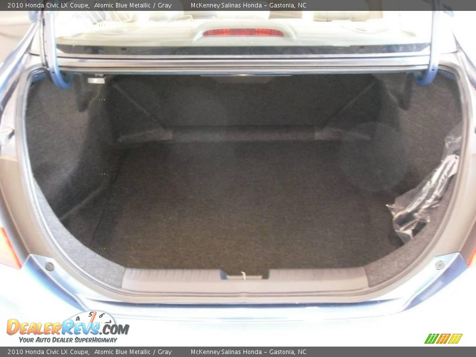 2010 Honda Civic LX Coupe Atomic Blue Metallic / Gray Photo #13