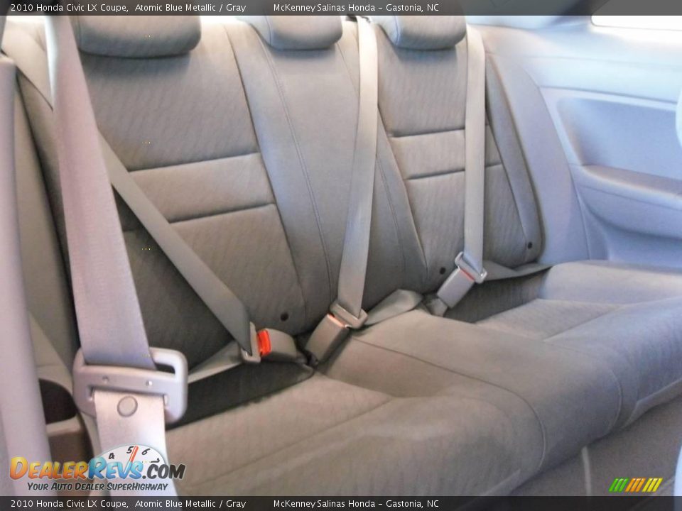 2010 Honda Civic LX Coupe Atomic Blue Metallic / Gray Photo #14