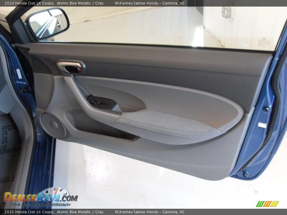 2010 Honda Civic LX Coupe Atomic Blue Metallic / Gray Photo #17